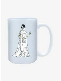 Flash Sale 🔔 Universal Monsters The Bride of Frankenstein Portrait Mug 15oz 🎁