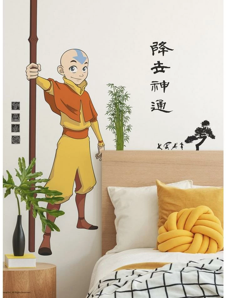Discount 😀 Avatar: The Last Airbender Aang Giant Peel & Stick Wall Decals ✨ 2 Discount 😀 Avatar: The Last Airbender Aang Giant Peel & Stick Wall Decals ✨ - Image 2