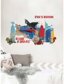Budget 🔥 DC Comics DC League Of Super-Pets Peel & Stick Giant Wall Decals 🛒 -Furniture Outlet Store 20111593 av1