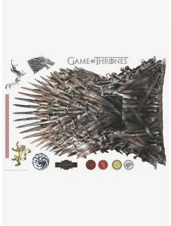 Wholesale 🎁 Game Of Thrones The Iron Throne Xl Giant Peel & Stick Wall Decals 👍