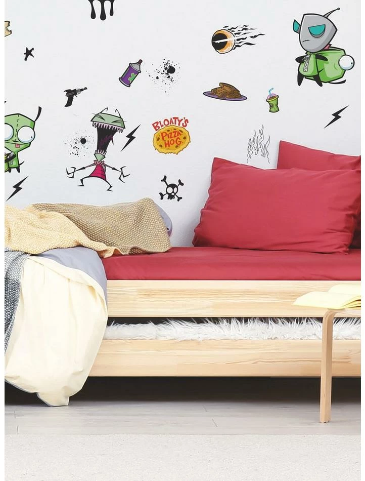 Budget 👍 Invader Zim Peel & Stick Wall Decals 💯 2 Budget 👍 Invader Zim Peel & Stick Wall Decals 💯 - Image 2