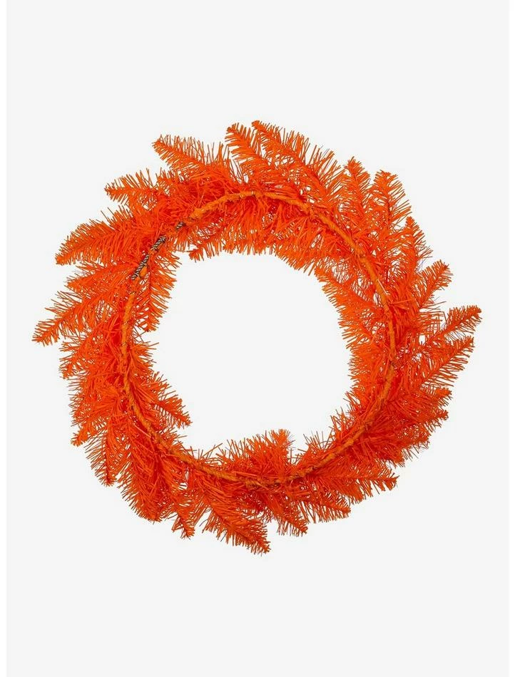 Brand new 😀 Kurt Adler 18-inch Unlit Orange Wreath 🥰 2 Brand new 😀 Kurt Adler 18-inch Unlit Orange Wreath 🥰 - Image 2