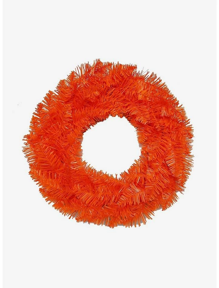 Brand new 😀 Kurt Adler 18-inch Unlit Orange Wreath 🥰 1 Brand new 😀 Kurt Adler 18-inch Unlit Orange Wreath 🥰