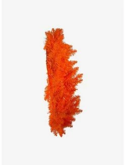 Flash Sale 🥰 Kurt Adler 24-inch Unlit Orange Wreath 👏 -Furniture Outlet Store 20119839 av2