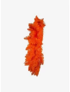 Flash Sale 🥰 Kurt Adler 24-inch Unlit Orange Wreath 👏 -Furniture Outlet Store 20119839 av3
