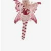 Coupon 🤩 Kurt Adler Amy Brown Red Fairy with 🍬 Candy Cane Ornament 🧨