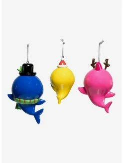 Discount 💯 Kurt Adler Baby Shark Santa Family Ornament Set 😍 -Furniture Outlet Store 20119883 av2