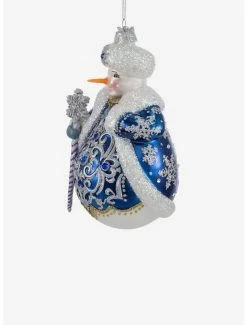 Brand new 🎉 Kurt Adler Bellisimo Elegant Snowman with Staff Ornament ⌛ -Furniture Outlet Store 20119887 av3