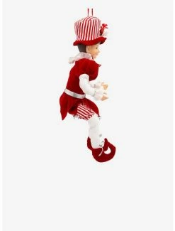 Discount ⭐ Kurt Adler Kringle Klaus Peppermint Elf Ornament 🔔 -Furniture Outlet Store 20119893 av1