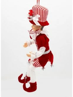 Discount ⭐ Kurt Adler Kringle Klaus Peppermint Elf Ornament 🔔 -Furniture Outlet Store 20119893 av3