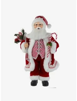 Best Sale ๐งจ Kurt Adler Kringle Klaus Peppermint Santa Figure ๐คฉ