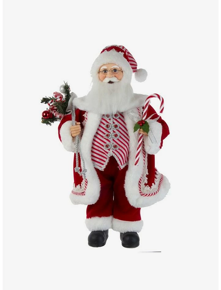 Best Sale 🧨 Kurt Adler Kringle Klaus Peppermint Santa Figure 🤩 1 Best Sale 🧨 Kurt Adler Kringle Klaus Peppermint Santa Figure 🤩