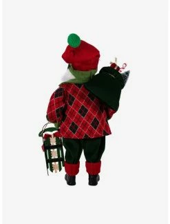 Discount 🧨 Kurt Adler Kringle Klaus Red and Green Santa Figure 😍 -Furniture Outlet Store 20119903 av3
