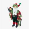 Discount 🧨 Kurt Adler Kringle Klaus Red and Green Santa Figure 😍