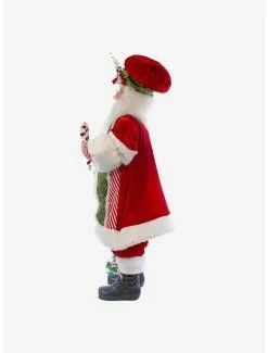 Budget ❤️ Kurt Adler Kringle Klaus Red and Green with 🍬 Candy Figure 💯 -Furniture Outlet Store 20119905 av2