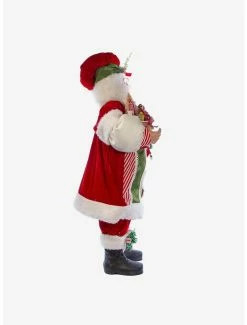 Budget ❤️ Kurt Adler Kringle Klaus Red and Green with 🍬 Candy Figure 💯 -Furniture Outlet Store 20119905 av3