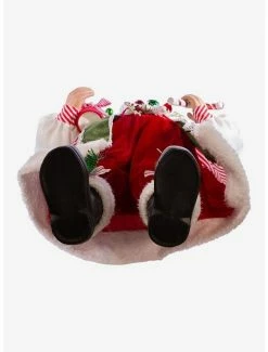 Budget ❤️ Kurt Adler Kringle Klaus Red and Green with 🍬 Candy Figure 💯 -Furniture Outlet Store 20119905 av5