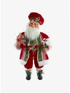 Budget โค๏ธ Kurt Adler Kringle Klaus Red and Green with ๐ฌ Candy Figure ๐ฏ