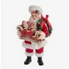 Brand new 😀 Kurt Adler Fabriche Chef Santa with Gingerbread Sleigh Figure ⭐