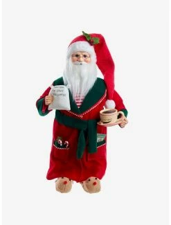 Coupon 🛒 Kurt Adler Kringle Klaus Santa with Coffee Figure 😍