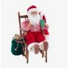New 🛒 Kurt Adler Kringle Klaus Sitting in Chair Figure 🛒