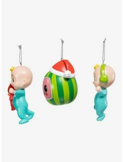 Discount 💯 Kurt Adler Cocomelon Santa Hat Ornament Set 👏 -Furniture Outlet Store 20119917 av3