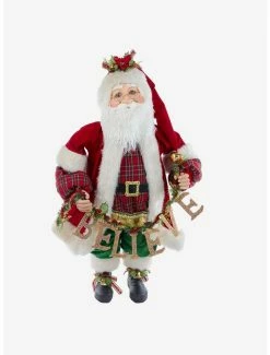 Discount 🔥 Kurt Adler Kringle Klaus with "Believe" Garland Figure 🥰