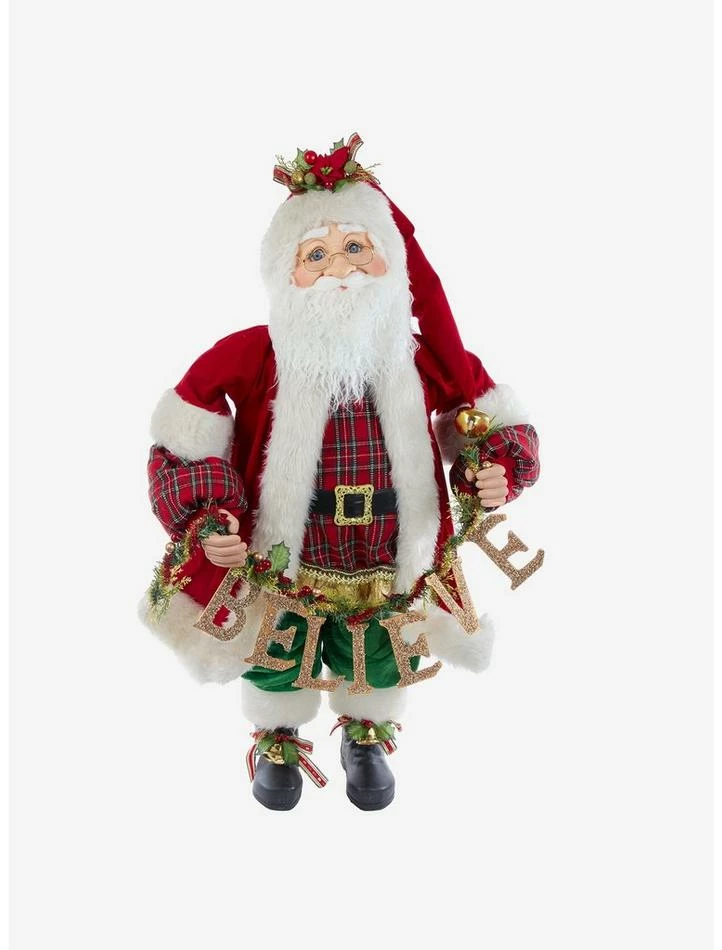 Discount 🔥 Kurt Adler Kringle Klaus with "Believe" Garland Figure 🥰 1 Discount 🔥 Kurt Adler Kringle Klaus with "Believe" Garland Figure 🥰