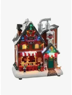 Best deal 🌟 Kurt Adler Light Up Musical Chocolate Factory Figure 🔥