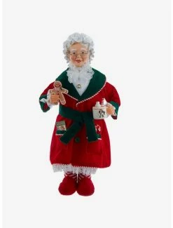 Coupon 👏 Kurt Adler Mrs. Claus with Cookies and Cocoa Figure 🔥