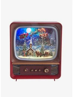 Wholesale 🎁 Kurt Adler Musical Water Santa TV Lantern Figure ⭐