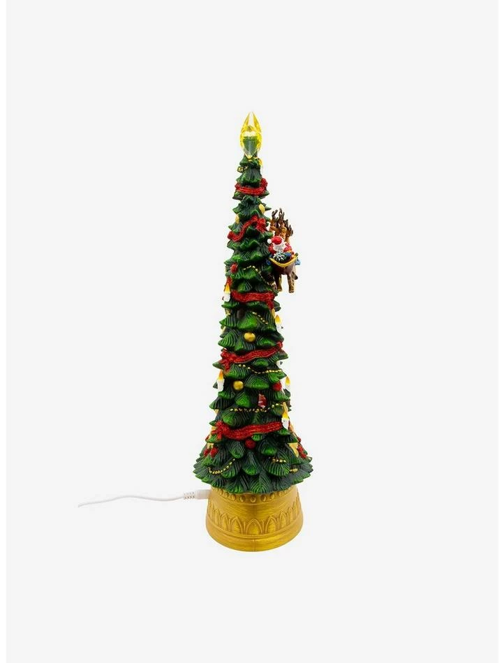 New 😍 Kurt Adler Musical Water Santa Tree Figure ❤️ 2 New 😍 Kurt Adler Musical Water Santa Tree Figure ❤️ - Image 2