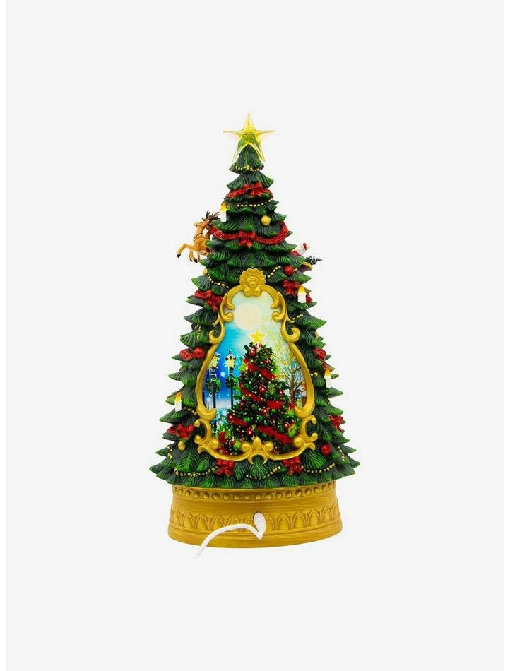 New 😍 Kurt Adler Musical Water Santa Tree Figure ❤️ 3 New 😍 Kurt Adler Musical Water Santa Tree Figure ❤️ - Image 3