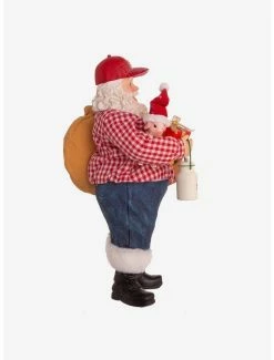Budget 👏 Kurt Adler Fabriche Farmer Santa Figure 👍 -Furniture Outlet Store 20119961 av2