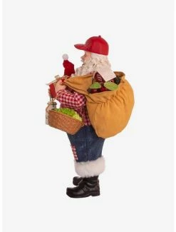 Budget 👏 Kurt Adler Fabriche Farmer Santa Figure 👍 -Furniture Outlet Store 20119961 av4