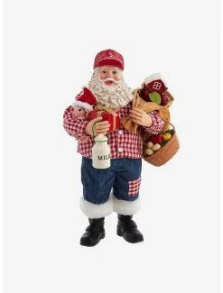 Budget ๐ Kurt Adler Fabriche Farmer Santa Figure ๐