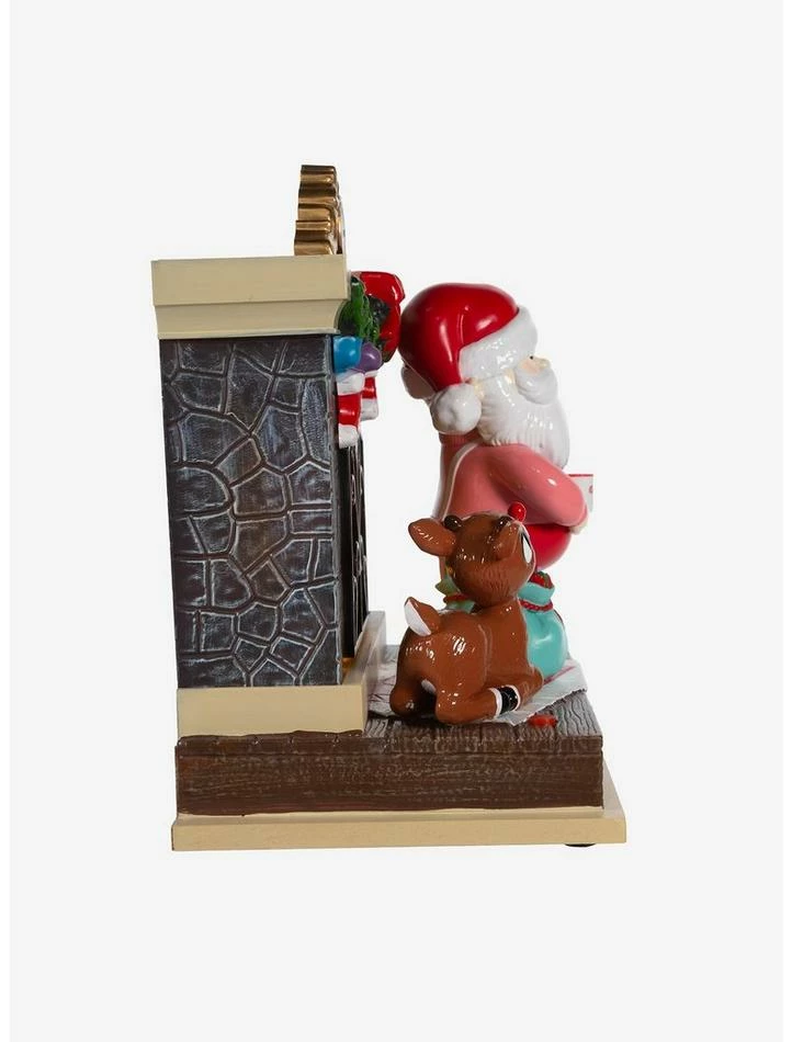 Discount ๐งจ Kurt Adler Rudolph the Red-Nosed Reindeer and Santa Fireplace Figure ๐ 2 Discount ๐งจ Kurt Adler Rudolph the Red-Nosed Reindeer and Santa Fireplace Figure ๐ - Image 2