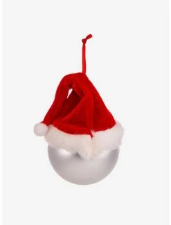 Budget 😍 Kurt Adler Glass Painted Santa Face Ball Ornament ✨ -Furniture Outlet Store 20119979 av2
