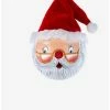 Budget 😍 Kurt Adler Glass Painted Santa Face Ball Ornament ✨