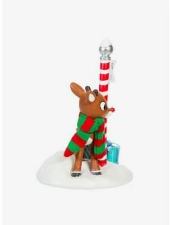 Brand new ⌛ Kurt Adler Rudolph the Red-Nosed Reindeer Fabriche North Pole Figure 🧨 -Furniture Outlet Store 20119985 av2