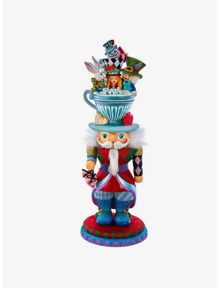 Cheapest 🔥 Kurt Adler Hollywood Alice Teacup Hat Nutcracker 🥰 1 Cheapest 🔥 Kurt Adler Hollywood Alice Teacup Hat Nutcracker 🥰