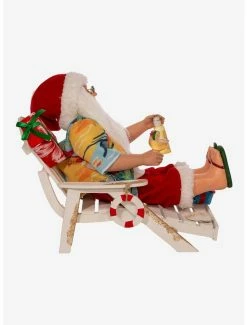 Buy 🔔 Kurt Adler Santa Beach Chair Figure 🔔 -Furniture Outlet Store 20120019 av2