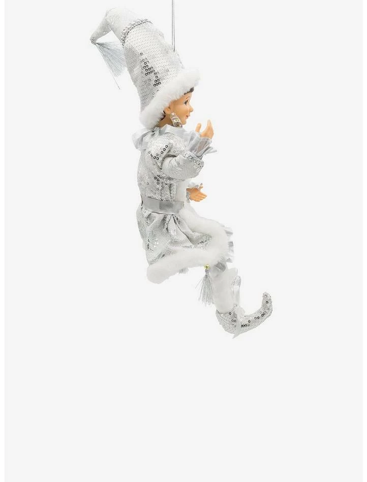 Best deal 🎉 Kurt Adler Silver and White Kringle Klaus Elf Ornament ⭐ 2 Best deal 🎉 Kurt Adler Silver and White Kringle Klaus Elf Ornament ⭐ - Image 2