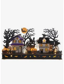 Brand new ๐ Kurt Adler Light Up Musical ๐ Halloween Village Figure โญ