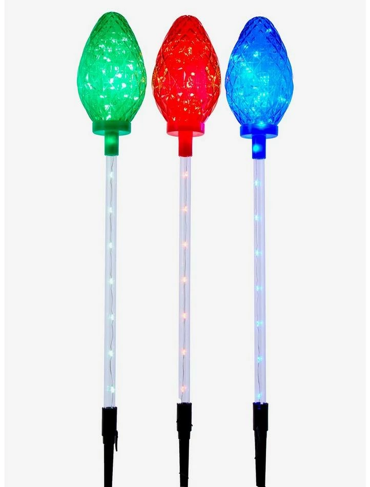 Budget ๐ Kurt Adler Multicolor LED Lights with Yard Stakes โค๏ธ 1 Budget ๐ Kurt Adler Multicolor LED Lights with Yard Stakes โค๏ธ