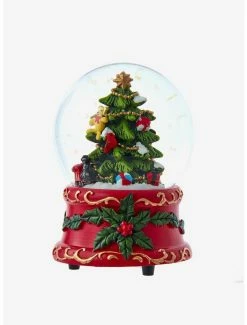 Best Sale ๐คฉ Kurt Adler Musical ๐ Christmas Tree in Holly Snow Globe ๐