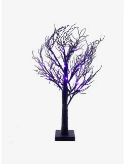 Best deal ❤️ Kurt Adler Purple LED Black Glitter Tree Lamp ⌛