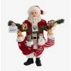 New ✔️ Kurt Adler Fabriche Santa Adopt A Pet in Stockings Figure ✨