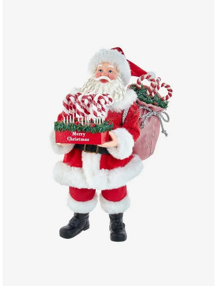 Cheap โจ Kurt Adler Fabriche Santa with ๐ฌ Candy Cane Tray Figure ๐ 1 Cheap โจ Kurt Adler Fabriche Santa with ๐ฌ Candy Cane Tray Figure ๐