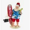 Best Pirce ✔️ Kurt Adler Fabriche Santa with Surfboard and Drink Figure ✨